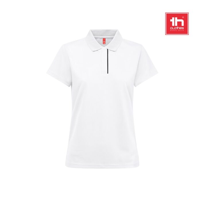 THC DYNAMIC WOMEN WH. Technisches Poloshirt für Damen-30293
