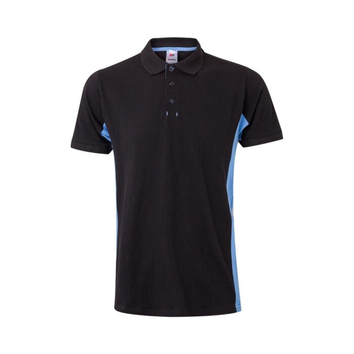 VL SUPAY. Zweifarbiges Piqué-Poloshirt (180 g/m²), kurzärmelig, aus Baumwolle (60%) und Polyester (40%)-36039 – Bild 44