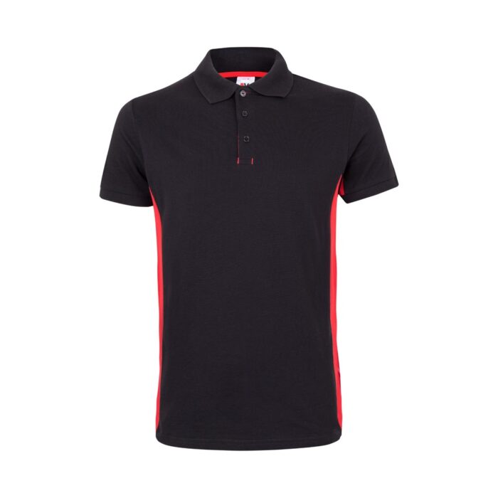 VL SUPAY. Zweifarbiges Piqué-Poloshirt (180 g/m²), kurzärmelig, aus Baumwolle (60%) und Polyester (40%)-36039 – Bild 65