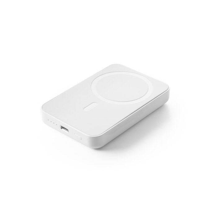 AMPERE 5. Magnetische Powerbank mit 5'000 mAh und superschnellem kabellosem Ladegerät (15 W) aus Recyceltes ABS (100% rABS)-97166 – Bild 3